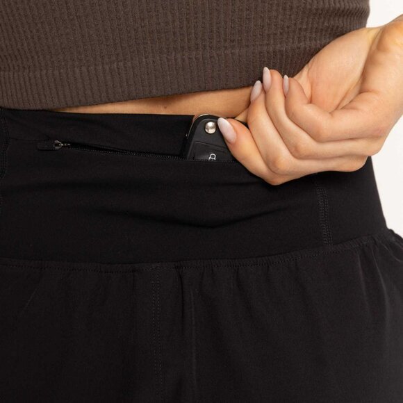 NWT‎ MONO B Comfort Waist Active Shorts in Black - Picture 5 of 5